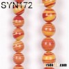 Colorful gemstone bead