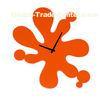 OEM Red Modern Unique Wall Decoration Art Contemporary Wall Clocks LY-043