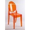 Contemporary Red Louis Ghost Chair UV Resistant , Fireproof Polycarbonate Party Chair
