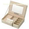 Large Square Recycled Plastic or Cardboard Rose Jewelry Gift Box for women