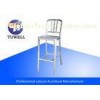 Heavy Duty Modern Brushed Aluminum Emeco Navy Salem Cafe Bar Chair Barstool