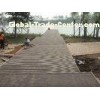 Solid Eco-friendly WPC Decking Flooring For Outdoor Park Decoration