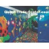Children Playground Climbing Wall Sea World Design in Kindergarten