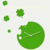 Green Modern High Level Acrylic Art Contemporary Wall Clocks LY-062