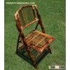 Folding bamboo chair