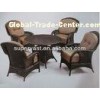 Alum Frame Resin Wicker Patio Furniture , Rattan Garden Leisure Furniture