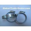 White-zinc Plated German Hose Clamps 9mm Band for Sealing Rubber Hose
