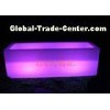 Large Rechargeable Glowing LED Ice Bucket Rectangle / Lighted Champagne Ice Bucket