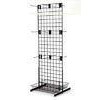 Adjustable two sided Galvanized Wire Metal floor Display Racks L 24" W 25" H 66"
