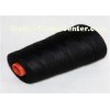 Recycled Black Spun Polyester Yarn High Tenacity For Knitting Fabric Or Clothes