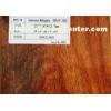 High Gloss V Groove Mahogany Natural Laminated Wooden Floor Anti-fading
