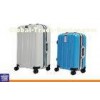 Fashion Strip Travel Luggage Cases with ABS PC Hard Aluminium Tube , Trolley Bicycle Tire Suitcase