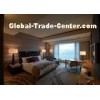 Modern Wooden 5 Star Hotel Bedroom Furniture , Contemporary Bedroom Furniture