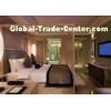 Hotel contract furniture , comfortable Solid wood bedroom furniture sets