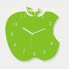 32 * 30cm Green Apple Shaped Acrylic Contemporary Wall Clocks LY-057