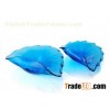 Celeste Decorative Glass Ornaments Leaf Shape For KTV / Bar Decor