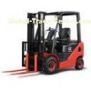 Red 1 Ton Heavy Duty Diesel Forklift Truck , Warehouse Reach Forklifts