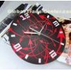 Contemporary Acrylic Black Round Modern Wall Clocks LY-010