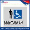 Weather Resistance Braille Tactile Signs For Australia , USA , Europe