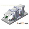 Ceiling Filter 4 Folded Door Car Body Side Draft Paint Booth , Auto Spray Room