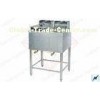 Floor Type Dual Basket Deep Fryers Commercial For Kitchen , 4KW + 4KW