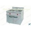 Electric Deep Fryer With Double Tank Basket , commercial kitchen equipment