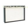 Mini - pleat high efficiency air filter hepa filter for clean room with galvalized steel, wooden fra