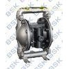 Air Driven Stainless Steel Two Diaphragm Pump Rubber / Thermoplastic Diaphragm Pump