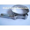 1.0mm Band Thickness T Bolt Hose Clamps 44 - 51mm For Sewage Treatment