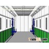 Ceiling Filter Cement Floor Vehicle Side Draft Paint Booth, Car Spray Stations