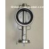 Simple Structure BS4504 PN10 / PN16 Flange Standard Stainless Steel Wafer Butterfly Valve