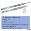 Steel ball slide rail/slide rail/file cabinet rail /ball-bearing rail/three-fold rail