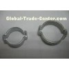 23 - 27mm zinc plated Double Ear Hose Clamps For Connection Anti - corrosion