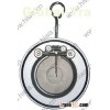 Single disc wafer swing check valve