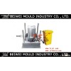 Injection plastic dustbin mould