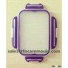 two component tub lid mold, china tub lid over molding, cover mold, container cover mold