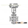 Double-seated globe control valve