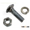 Round head square neck bolts