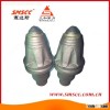 Round shank cutter bits for rotary drilling rig
