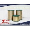 Golden High Tenacity and High Elongation Free Cutting Steel Cord for Tire 5x0.38HI/HE