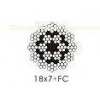 High Performance Multilayer Non Rotating Wire Rope 18x7 for Cranes