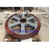 Metal Screw Beval Gears By Casting / Forging Or Machining , ASTM BS JIS Standard
