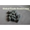 Good cutting performance ceramic polishing media angle cut cylinder shape