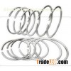 Piston rings for inner hydraulic cylinders