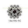 Steel 18x19 Seale rotation resistant wire rope Galvanized Surface