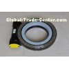 Single-Axis Slew Ring Drive / 7 inch 50Mn Helical Gear Drive For Man Lift Systems OEM