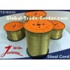 Steel Spool Wire 3+9+15*0.175W NT Golden Copper Coated Tyre Steel Cord for All Tires