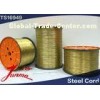 Copper Coated LongLife Industrial Tire Steel Wire / Tyre Cords 3*0.24 / 9*0.225W HT