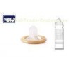 Healthy OEM Transparent Dotted Condoms For Male / Ribbed And Dotted Condoms