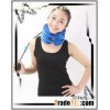 Rubber inflatable air neck traction massager